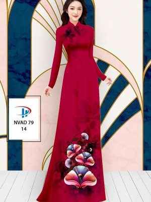 Vải Áo Dài Hoa In 3D AD NVAD79 47